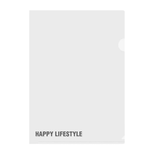 HAPPY LIFESTYLE Clear File Folder