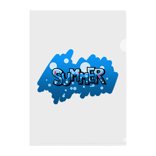 SUMMER(GRAFFITI) Clear File Folder