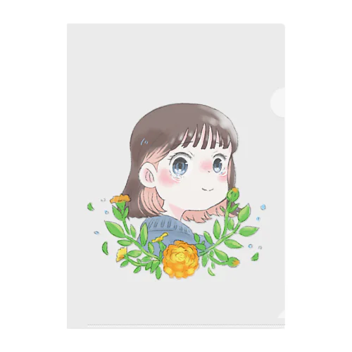 お別れイラスト Clear File Folder