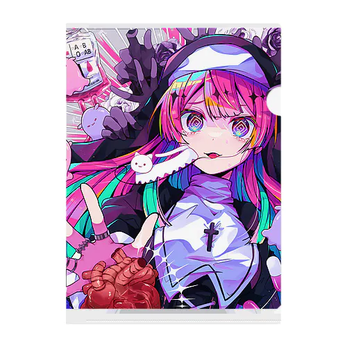 GENKAI SISTER NEO Clear File Folder