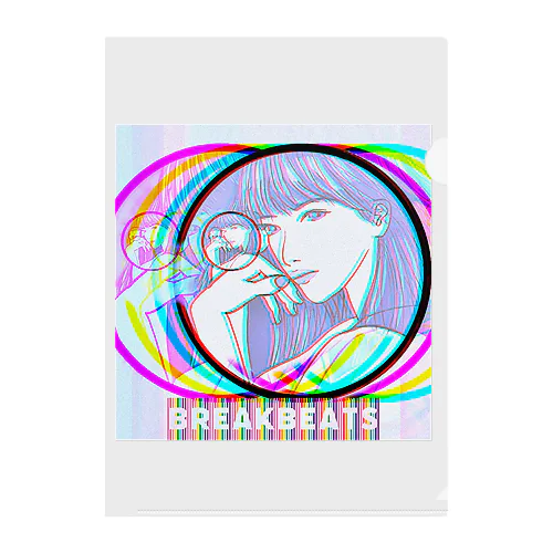 BREAKBEATS Clear File Folder