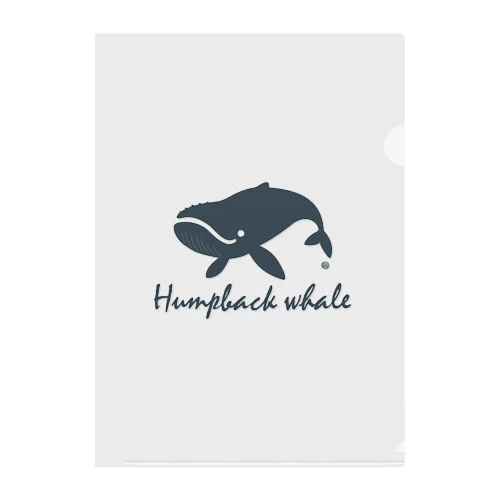 Humpback whale22 Clear File Folder