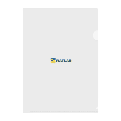 WATLABロゴマーク クリアファイル
