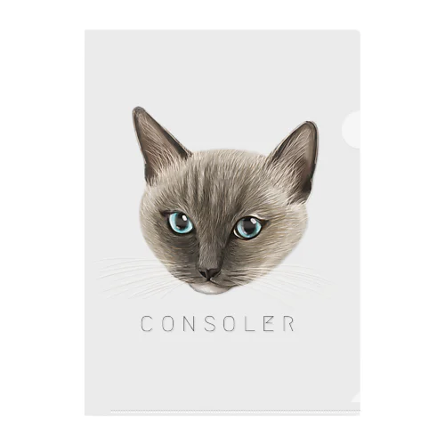 CONSOLER 猫 005 クリアファイル