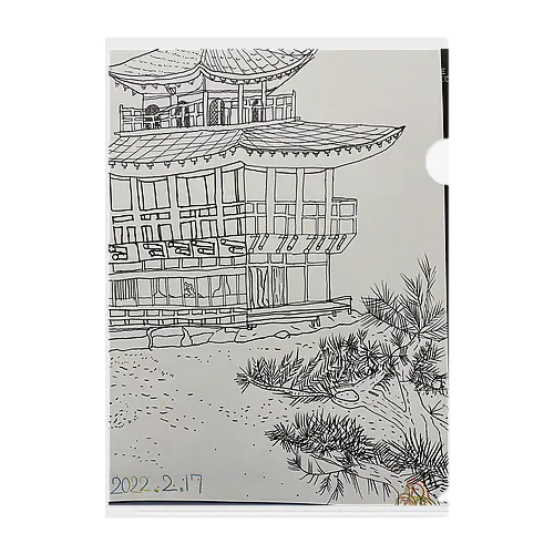 金閣寺 Clear File Folder