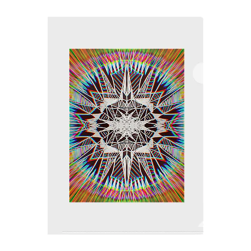 Psyche-Mandala Clear File Folder