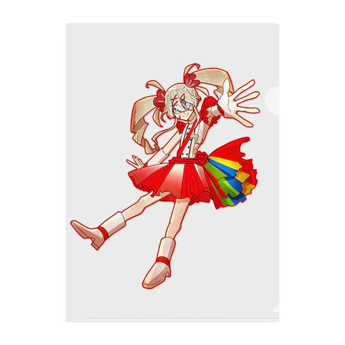 エビ家一周年の「エビちゃん」 Clear File Folder