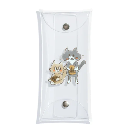 かりんばにゃんこ Clear Multipurpose Case