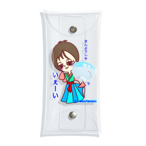 万葉衣装の美桜ちゃん カレンちゃん編 Clear Multipurpose Case