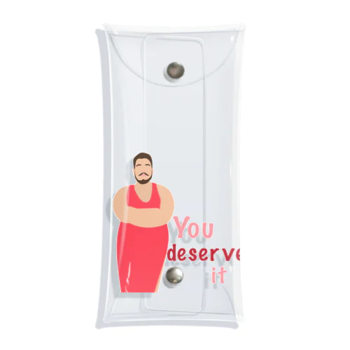 You deserve it Clear Multipurpose Case