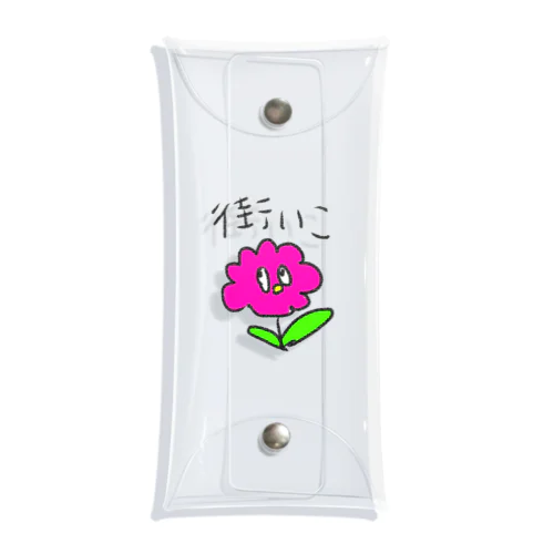 愛媛伊予弁「街いこ」フラワーちゃん Clear Multipurpose Case