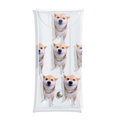 柴犬ピラミッド Clear Multipurpose Case