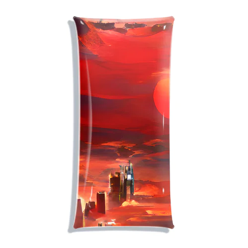 Red Night Clear Multipurpose Case