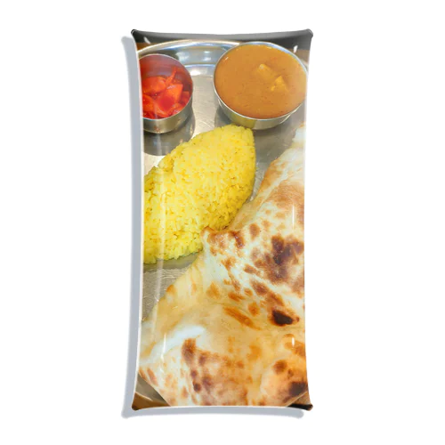 インドカレーポーチ 투명 동전 지갑