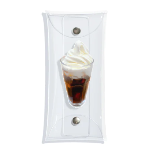 coffee float クリアマルチケース