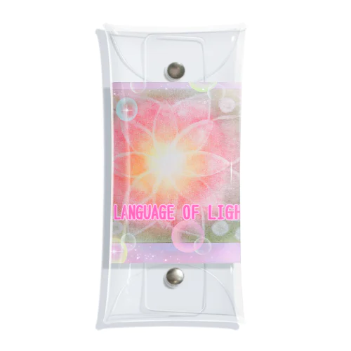 光のパステルアート　天の花 Clear Multipurpose Case