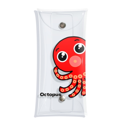 ラブリーたこ(Octopus) Clear Multipurpose Case