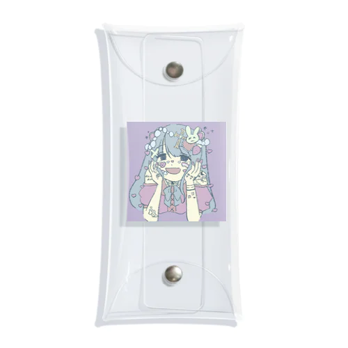 女の子002 Clear Multipurpose Case