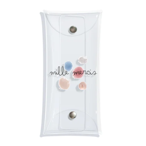 Mille mercis （黒） Clear Multipurpose Case