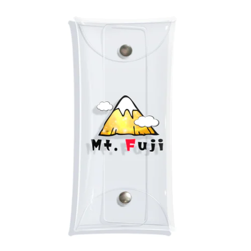 いいことありそう! 金運シリーズ　(富士山　Mt.Fuji) Clear Multipurpose Case