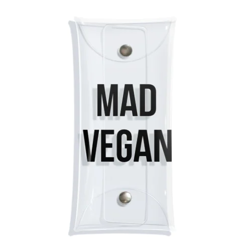 mad vegan（黒文字） クリアマルチケース