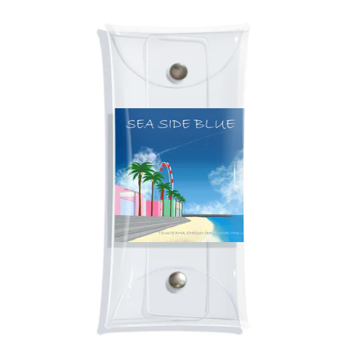 SEA SIDE BLUE feat.船井美玖/月山翔雲 OFFICIAL GOODS Clear Multipurpose Case