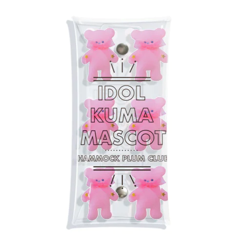 IDOL KUMA MASCOT_narabi Clear Multipurpose Case