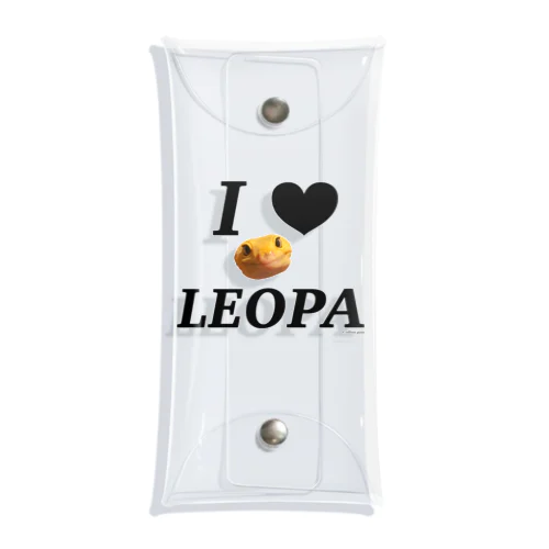 Ｉ🖤ＬＥＯＰＡ Clear Multipurpose Case