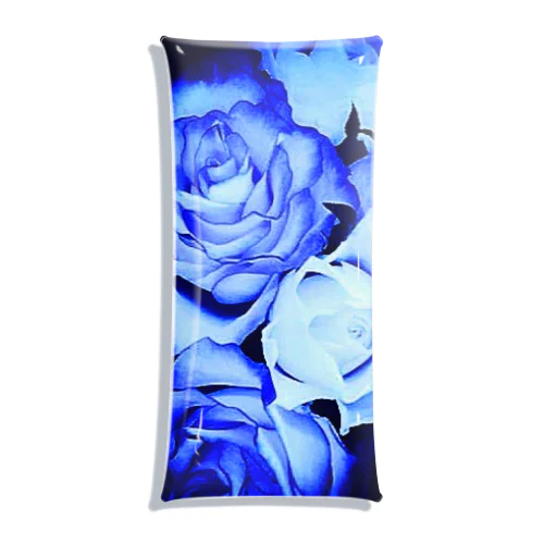 BLUE Rose Clear Multipurpose Case