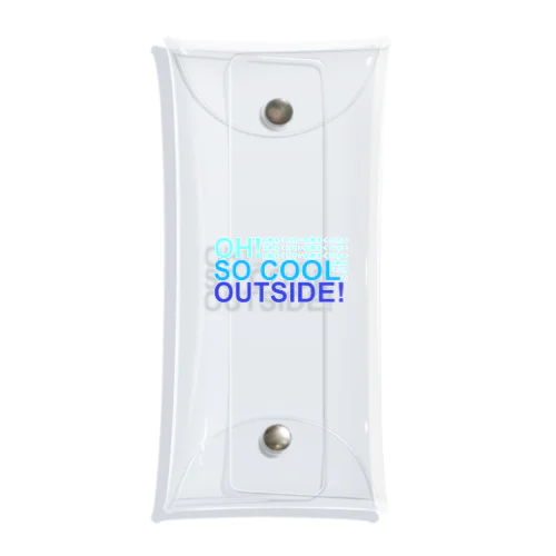 OH! SO COOL OUTSIDE! (お酢をください) Clear Multipurpose Case