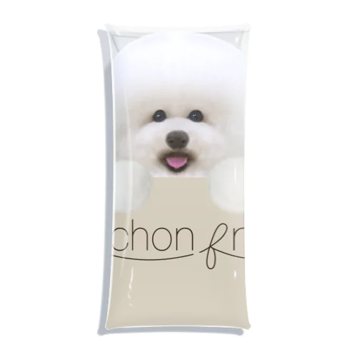 ビションフリーゼ　bichon frise  Clear Multipurpose Case