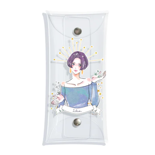 12星座ちゃん、天秤座の子 Clear Multipurpose Case