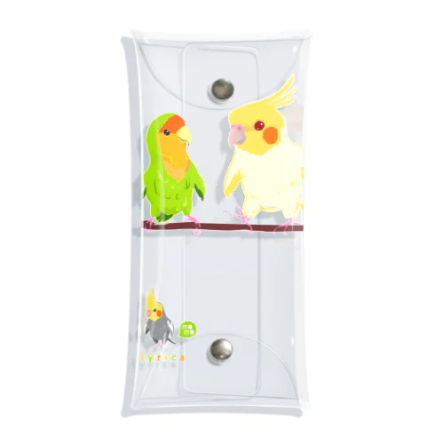 Cotolyrica ルチノーオカメインコとラブバード コザクラインコ Clear Multipurpose Case