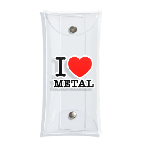 I LOVE METAL Clear Multipurpose Case