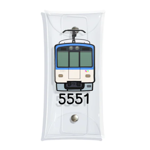 阪神電車5550系 Clear Multipurpose Case