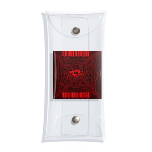 8-EYES SPIDER RED Clear Multipurpose Case