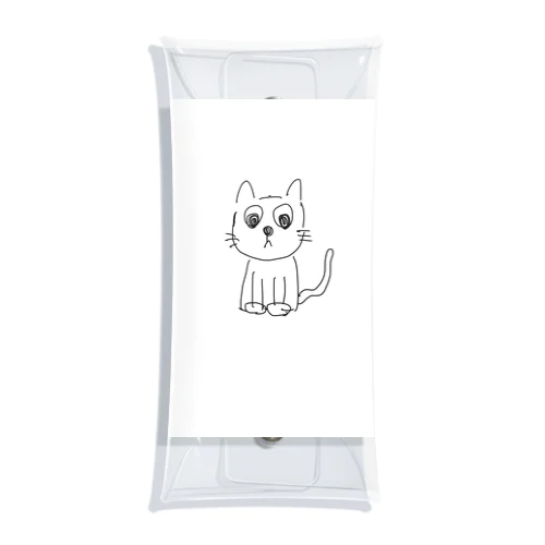 ねこ01さん Clear Multipurpose Case