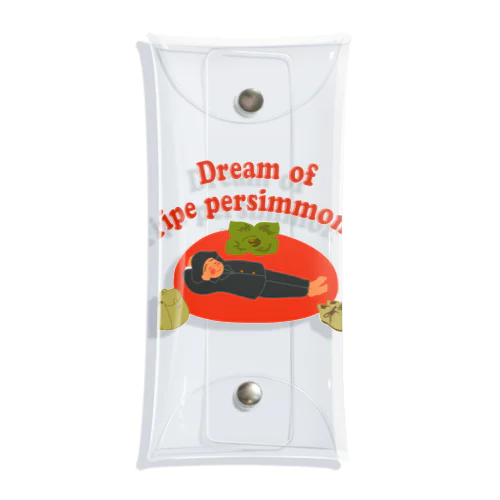 熟した柿の夢　 Clear Multipurpose Case
