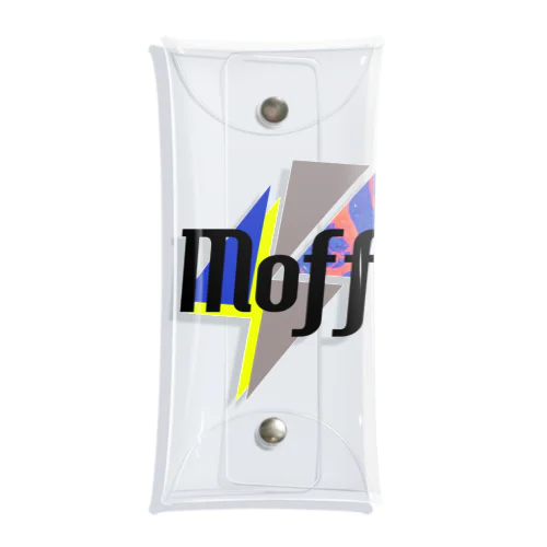 Moff Rock purple official goods Clear Multipurpose Case