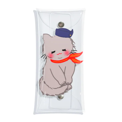 もちもちほっぺのねこ Clear Multipurpose Case