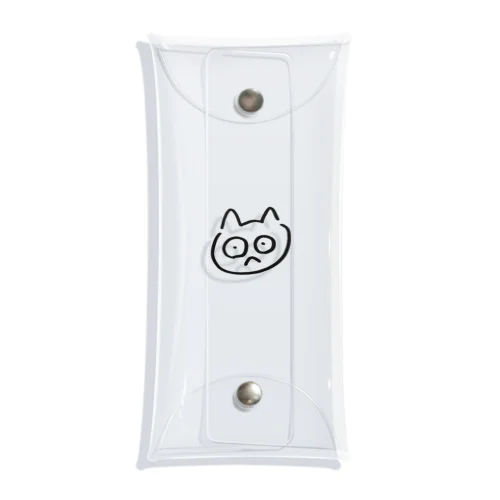 ねこちゃん Clear Multipurpose Case