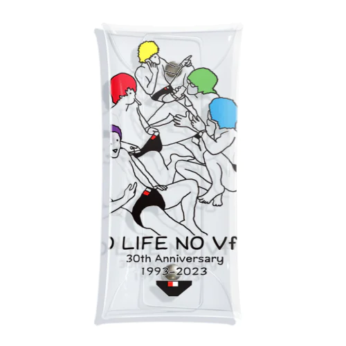 "NO LIFE NO Vfive" 30th Anniversary 투명 동전 지갑