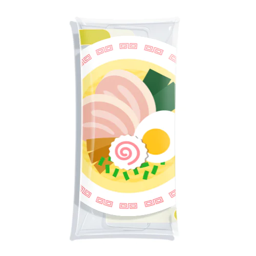 和！ラーメン Clear Multipurpose Case