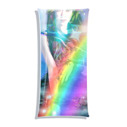 universalPrincess healing rainbow Clear Multipurpose Case