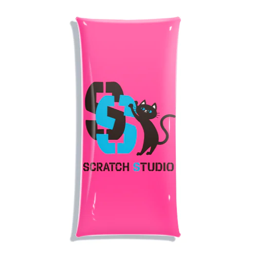 SCRATCH STUDIO ロゴクリアマルチケース（No.2） クリアマルチケース