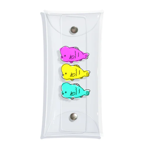 カラフルこぶさん Clear Multipurpose Case