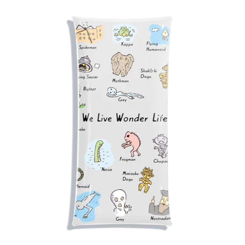 We Live Wonder Life クリアマルチケース