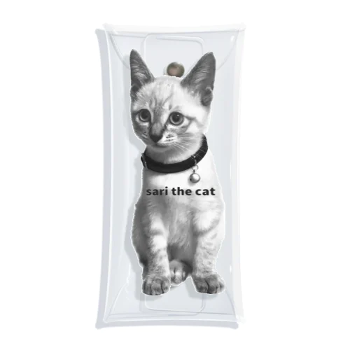 sari the cat Vol.2 Clear Multipurpose Case