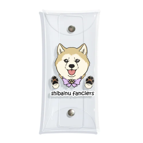 shiba-inu fanciers(シニア柴) Clear Multipurpose Case