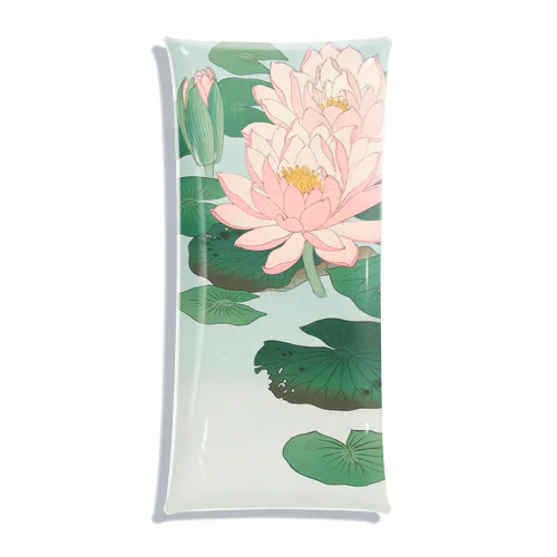 小原古邨　睡蓮　Ohara Koson / Water Lilies Clear Multipurpose Case